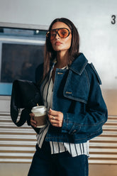 Sally Cropped Trench Coat