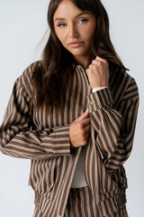 Carla Striped Utility Jacket FINAL SALE