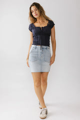 Kyra Denim Mini Skirt