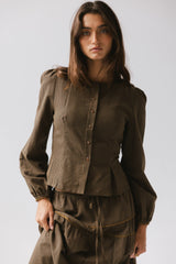 Keira Gingham Blouse FINAL SALE