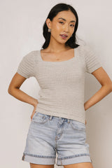 Lewis Knit Sweater in Grey FINAL SALE