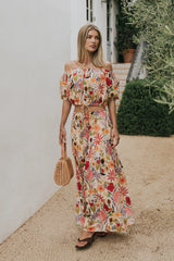 Clarise Floral Midi Skirt