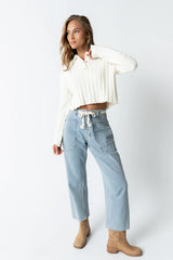 Jocelyn Barrel Jeans in Light Wash