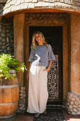 Tatum Woven Pants in Oatmeal FINAL SALE