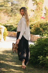 Avery Crinkle Joggers in Black FINAL SALE