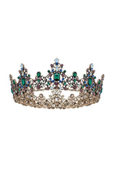 Baroque Colorful Crystal Crown