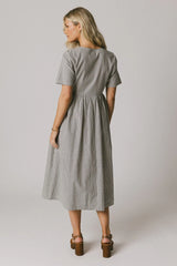Narla Striped Maxi Dress in Navy FINAL SALE