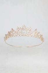 Gold Zirconia Queen Crown