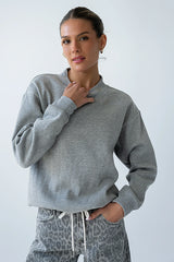 Marie Oversized Sweatshirt in Grey