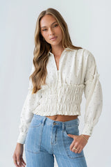 Marta Polka Dot Blouse