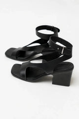 Felipa Block Heels in Black