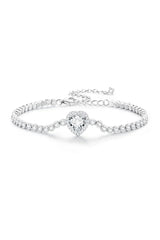 Sparkling Heart Bracelet