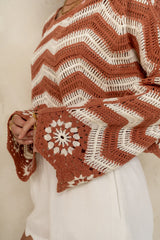 Indie Crochet Sweater FINAL SALE