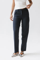 Mitchel Straight Leg Trouser in Navy