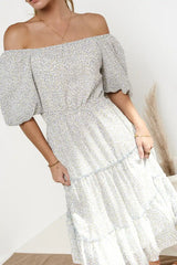 Samira Ditsy Floral Midi Dress FINAL SALE