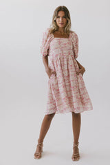 Hannah Floral Midi Dress FINAL SALE