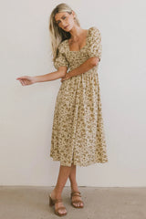 Justine Smocked Midi Dress FINAL SALE