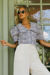 Amari Gingham Blouse FINAL SALE
