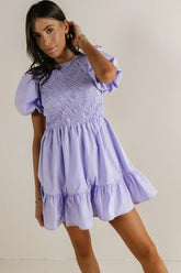 Akaiyah Smocked Mini Dress FINAL SALE
