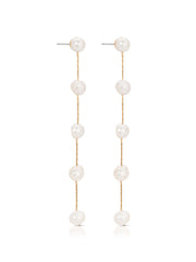 Dripping Pearl Delicate Drop Earrings
