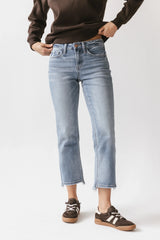 Markel Cropped Straight Leg Jeans