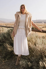 Luella Denim Midi Skirt FINAL SALE
