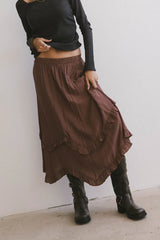 Franky Midi Skirt in Mauve FINAL SALE