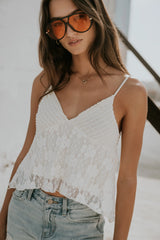 Jasmine Lace Tank Top