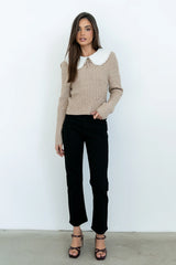 Reya Straight Leg Jeans in Washed Black