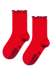 Thermal Ruffle Sporty Grip Crew