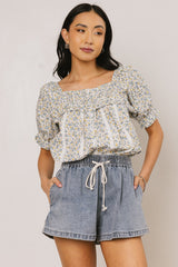 Raven Shorts in Medium Wash FINAL SALE