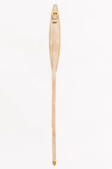 Jaylen Leather Sash Belt in Bone