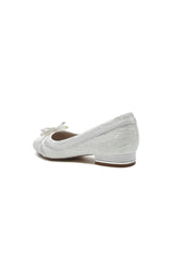 Lace Flats Sandal with Bow Bridal