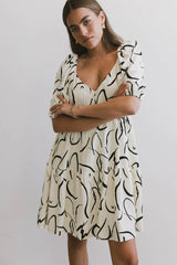 Caplan Abstract Mini Dress FINAL SALE
