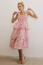 Absedee Floral Midi Dress FINAL SALE