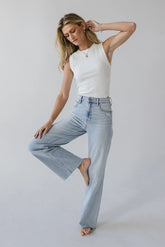 Riley Dad Jeans in Light Wash FINAL SALE