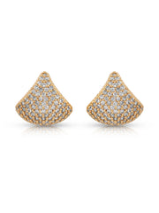 Pavé Encrusted Huggie Hoops