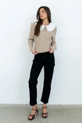 Reya Straight Leg Jeans in Washed Black
