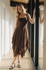 Katalina Polka Dot Maxi Dress