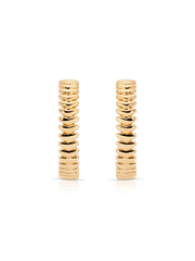 Large Metal Moderna Hoops