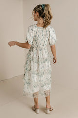 She Gets The Flowers Midi Dress FINAL SALE