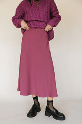 Kamila Skirt in Mauve FINAL SALE