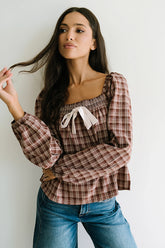 Jemma Plaid Blouse FINAL SALE