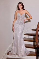 Gretchen Gown Sequin Fitted Dress