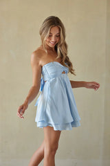 Gabby Twist Babydoll Dress