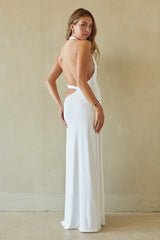 Seraya Halter Cut Out Maxi Dress