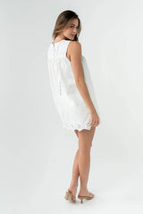 Peyton Embroidered Mini Dress