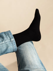Roma Cashmere Rib Mens Crew