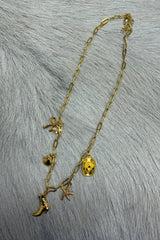 Hannah Cowgirl Charm Pendant Necklace