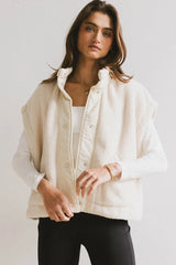 Samirah Sherpa Vest FINAL SALE
